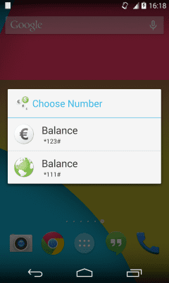 Screenshot of the application CheckBalance Widget - #7