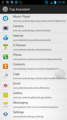 Screenshot of the application Top Assistant - #7