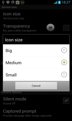Screenshot of the application Quick Camera - #2