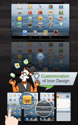 Screenshot of the application Espier Launcher HD - #4
