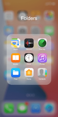 Screenshot of the application Phone 13 Launcher, OS 15 - #6