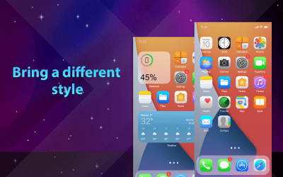 Screenshot of the application Phone 13 Launcher, OS 15 - #9