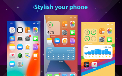 Screenshot of the application Phone 13 Launcher, OS 15 - #12