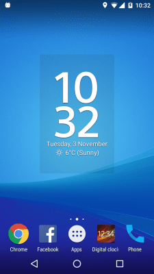 Screenshot of the application Digital Clock Widget Xperia - #3