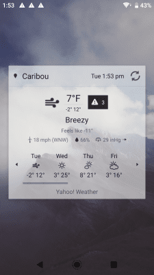 Screenshot of the application Digital Clock Widget Xperia - #5