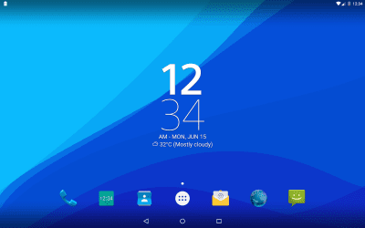 Screenshot of the application Digital Clock Widget Xperia - #15