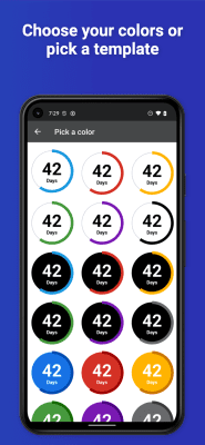 Screenshot of the application CountDown Widget - #5