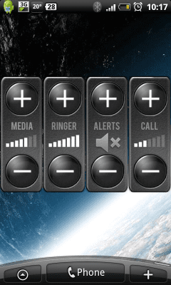 Screenshot of the application Best Volume Widget - #2