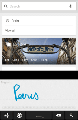 Screenshot of the application MyScript Stylus (Beta) - #2