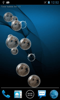 Screenshot of the application Bubble Live Wallpaper - #2