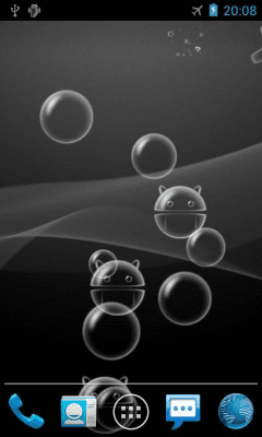 Screenshot of the application Bubble Live Wallpaper - #4