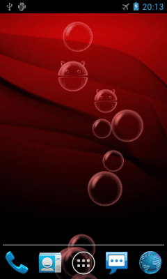 Screenshot of the application Bubble Live Wallpaper - #5
