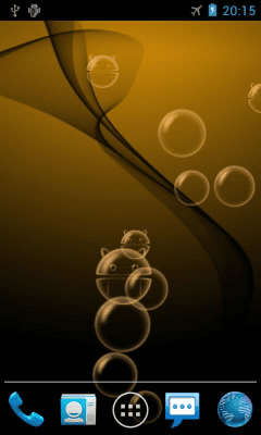 Screenshot of the application Bubble Live Wallpaper - #7
