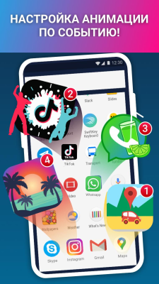 Screenshot of the application Animated Icon Launcher for Android - #2