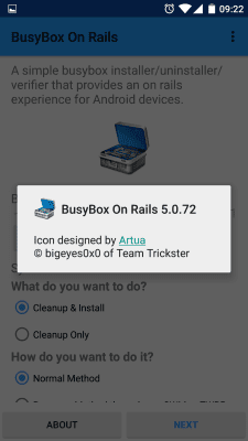 Screenshot of the application Busybox On Rails - #3
