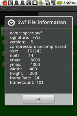 Screenshot of the application Swf Viewer - #2