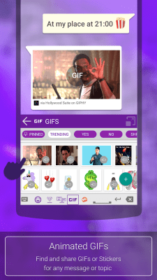 Screenshot of the application ai.type Free Emoji Keyboard - #19