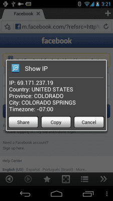 Screenshot of the application Boat Show IP Add-on - #2