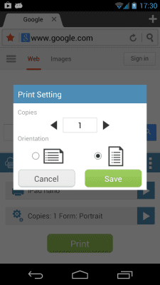 Screenshot of the application Boat Cloud Print Add-on - #5