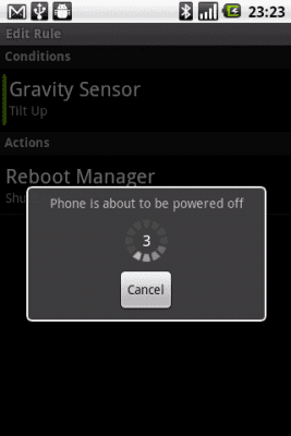 Screenshot of the application SP Reboot Plugin - #2