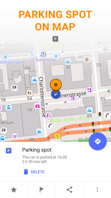 Screenshot of the application OsmAnd-Parking Plugin - #4