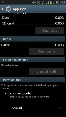 Screenshot of the application Enhanced Email JB Workaround - #2