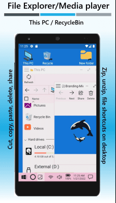 Screenshot of the application Win-X Launcher (No ads) - #4