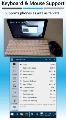 Screenshot of the application Win-X Launcher (No ads) - #5