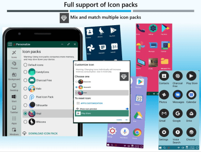 Screenshot of the application Win-X Launcher (No ads) - #11