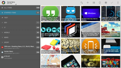 Screenshot of the application Feedly extension for News+ - #11
