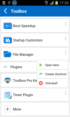 Screenshot of the application Auto Tasks Plugin - #4