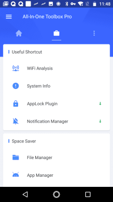 Screenshot of the application Flashlight Plugin - #4