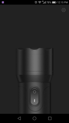 Screenshot of the application Flashlight Plugin - #7