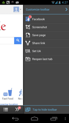 Screenshot of the application Boat FBAddon (Notification) - #2
