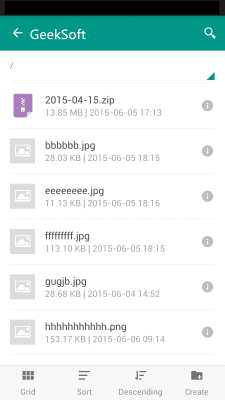 Screenshot of the application File Expert Cloud Plugin 5 - #2
