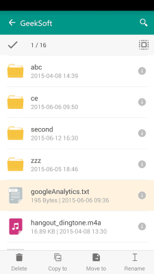 Screenshot of the application File Expert Cloud Plugin 7 - #2