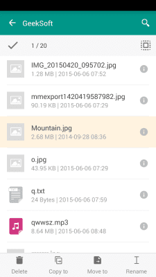 Screenshot of the application File Expert Cloud Plugin 8 - #2