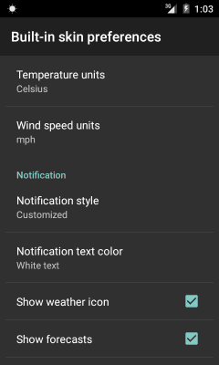 Screenshot of the application WNS: White text with a plus - #6