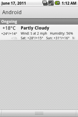 Screenshot of the application WNS: Black text with a plus - #2