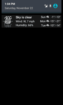 Screenshot of the application WNS: Big Text - #4