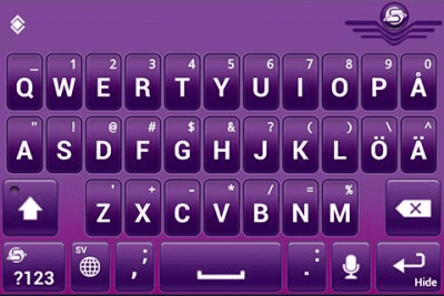 Screenshot of the application SlideIT Swedish Classic Pack - #4