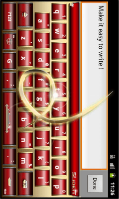 Screenshot of the application SlideIT Royalty Jewellery Skin - #3