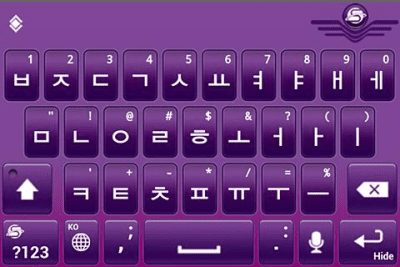 Screenshot of the application SlideIT Korean 2-Beolsik Pack - #4