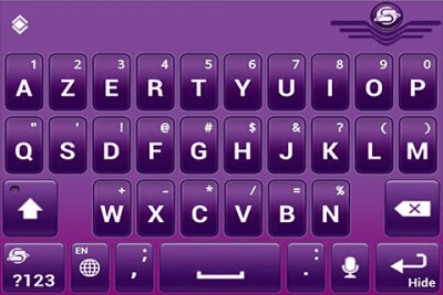 Screenshot of the application SlideIT English AZERTY Pack - #4