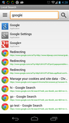 Screenshot of the application Lemon Local Search - #2