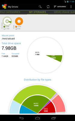 Screenshot of the application Disk analysis and cleaning - #7