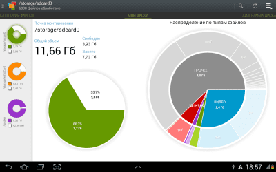 Screenshot of the application Disk analysis and cleaning - #12