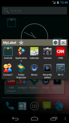 Screenshot of the application Folder Organizer lite - #5