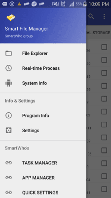 Screenshot of the application Smart file manager - #6