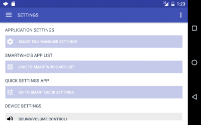 Screenshot of the application Smart file manager - #14